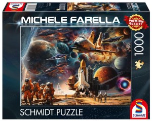 PUZZLE PQ 1000 MICHELE FARELLA PODRÓŻ DO GALAKT G3