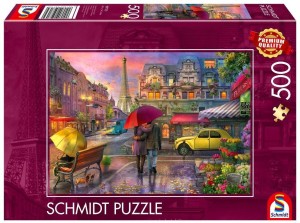 PUZZLE PQ 500 PARYŻ W DESZCZU G3, SCHMIDT