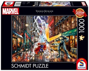 PUZZLE PQ 1000 THOMAS KINKADE THOR MARVEL G3