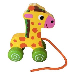 ŻYRAFA DREWNIANA DO CIĄGNIĘCIA, SMILY PLAY