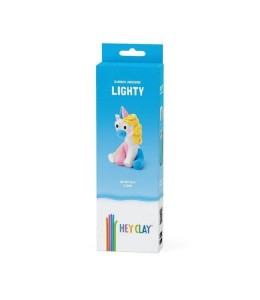 HEJ CLAY - TĘCZOWY JEDNOROŻEC LIGHTY, TM TOYS