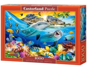PUZZLE 1000 DOLPHINS IN THE TROPICS CASTOR