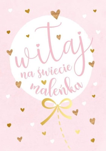 Karnet B6 PR-173 Witaj na świecie, maleńka