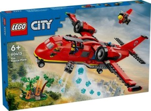LEGO CITY 60413 STRAŻACKI SAMOLOT RATUNKOWY, LEGO
