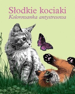 SŁODKIE KOCIAKI. KOLOROWANKA ANTYSTRESOWA