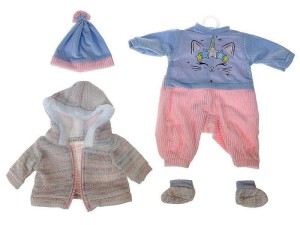 UBRANKO DLA LALKI BOBAS 45CM, ADAR