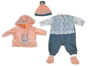 UBRANKO DLA LALKI BOBAS 45CM, ADAR