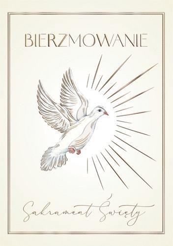 Karnet A5 Bierzmowanie - Gołąb