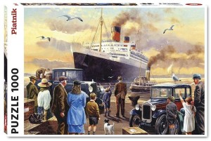 PUZZLE 1000 R.M.S., QUEEN MARY PIATNIK, PIATNIK