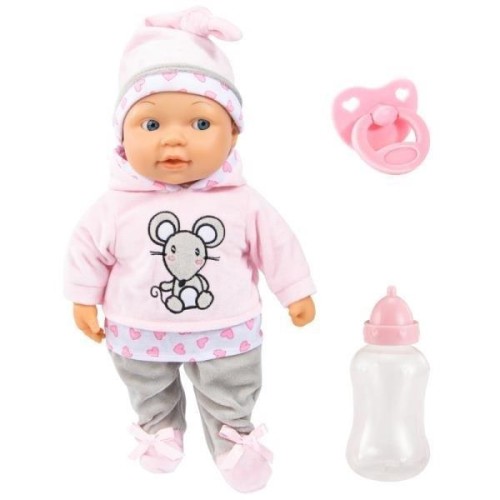 Lalka Lisa Magic Eyes 38cm różowa, Bayer Design