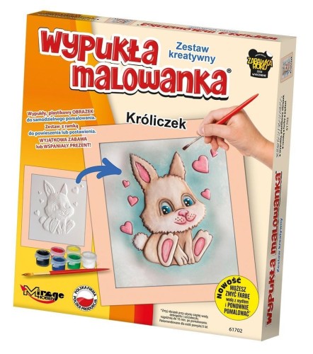Wypukła Malowanka - Mały Króliczek, Mirage Hobby