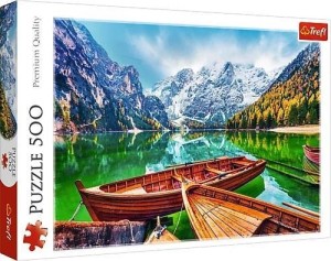 PUZZLE 500 JEZIORO BRAIES, WŁOCHY TREFL, INTERDRUK