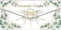 KOPERTA KOMUNIA. KIELICH Z EUKALIPTUSEM
