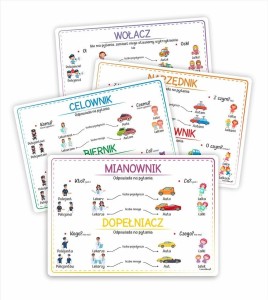 PLANSZE EDUKACYJNE A4 - PRZYPADKI 4 KARTY