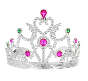 DIADEM KSIĘŻNICZKI Z KOLOROWYMI KAMYKAMI