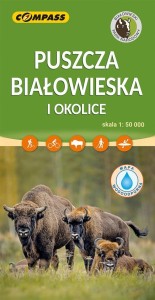 MAPA - PUSZCZA BIAŁOWIESKA 1:50 000