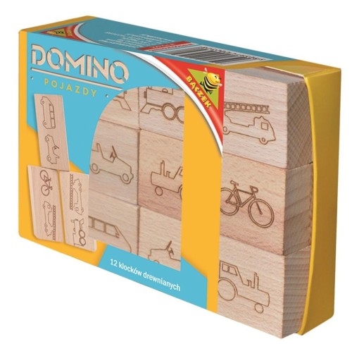 Domino drewniane - pojazdy, Baczek
