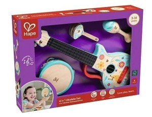 ZESTAW MUZYCZNY 4W1 HAPE, HAPE