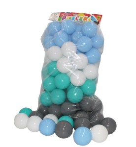 PIŁECZKI BASENOWE ODCIENIE PASTEL. TURKUS 70MM 80S