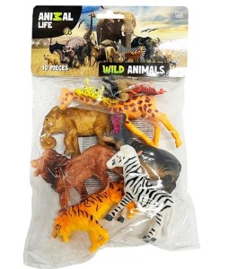 FIGURKI ZWIERZĄTKA ZOO 10SZT, QUINT