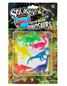 ROZCIĄGLIWE DINOZAURY SQUISHY TASTIC, QUINT