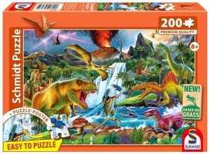 PUZZLE PQ 200 DINOZAURY G3, SCHMIDT
