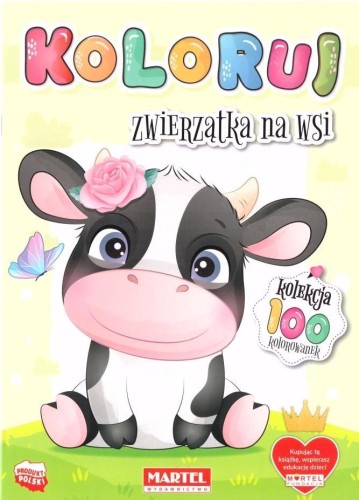 Koloruj Zwierzątka na wsi, praca zbiorowa