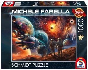 PUZZLE PQ 1000 MICHELE FARELLA KOSMICZNA PODRÓŻ G3