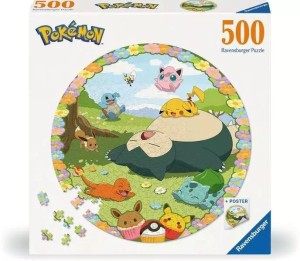 PUZZLE 500 POKEMON POSTACIE, RAVENSBURGER