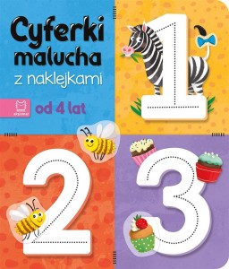 CYFERKI MALUCHA Z NAKLEJKAMI. OD 4 LAT