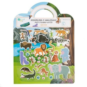 KSIĄŻECZKA Z NAKLEJKAMI - SAFARI