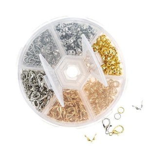 ZESTAW PÓŁFABRYKATÓW DO BIŻUTERII 500SZT, DALPRINT