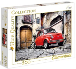 PUZZLE 500 HQ FIAT 500, CLEMENTONI