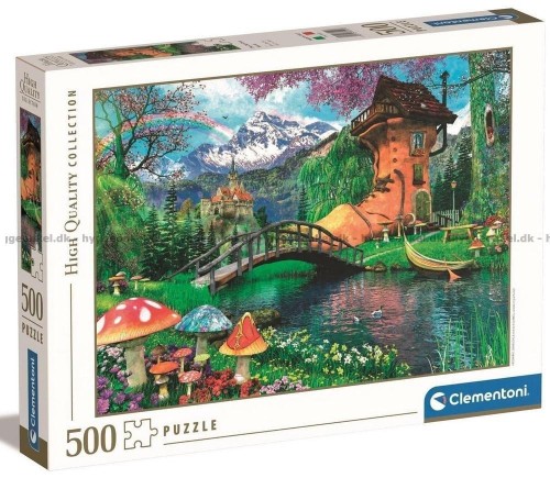 Puzzle 500 HQ The Old Shoe House, Clementoni
