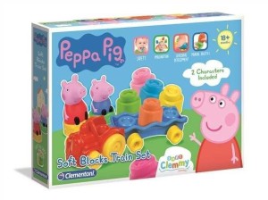 CLEMMY SOFT. POCIĄG PEPPA PIG, CLEMENTONI